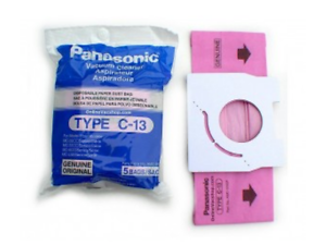 10 Pack Genuine Panasonic Type C-13 Bags #AMC-S5EP